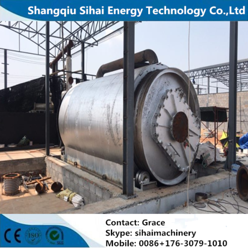 Sihai Waste Tire Recycling to Fuel oil