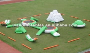 2015 lake inflatable water park games / inflation water games crazy water games