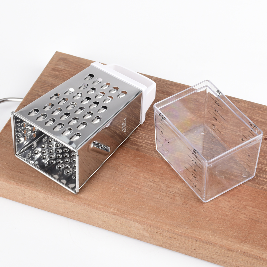  stainless steel grater with container