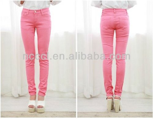 New Fashion Ladies colours sexy women jeans long cotton robin jeans for kids