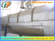 Fluid drying bed machine