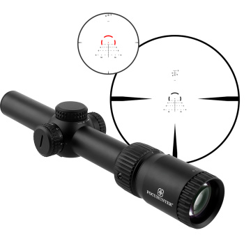 FOCUHUNTER 1-10x24 Riflescope with Throw Lever