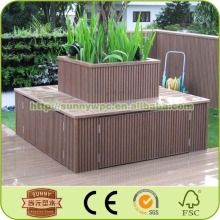 Customized and cheap flower pots wholesale wpc flower pot