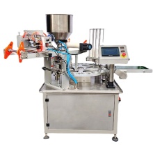 Fully Automatic Rotary Cup Filling and Sealing Machine for Sauces, Jams, Juices, and Yogurts