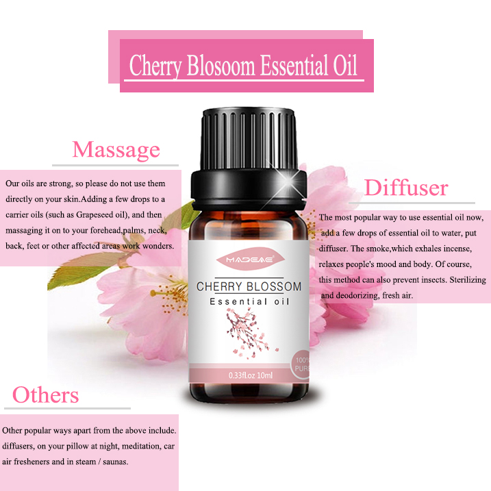 Cherry Blossom Oil Amazon Hotsale Flower Scent Diffuser Fragrance Oil OEM/OBM new