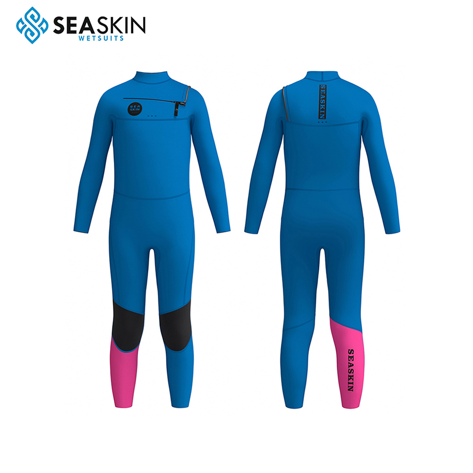 Seaskin Kids Water Sport 3/2 mm przednie zamek błyskawiczny