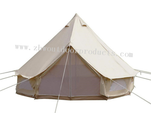All Seasons Waterproof Cotton Canvas Camping Herringbone Tent