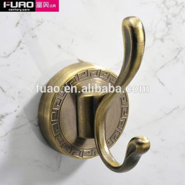 FUAO Superior bathroom wall brass hooks
