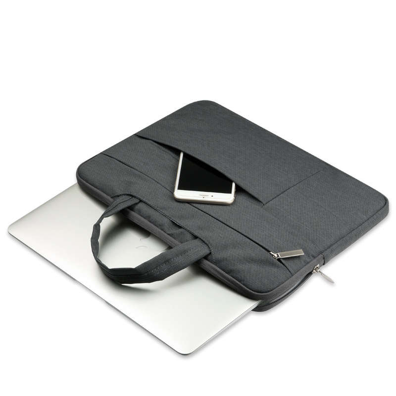 multi-pockets business hand bag computer sleeve bag