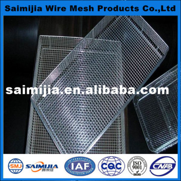 Corrosion resistance ss304,316 rectangular stainless steel wire mesh baskets