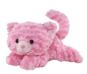 cute cat stuffed plush dolls, plush cat dolls, big cat pink