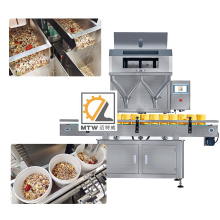 MTW Automatic Nozzle Ground Garlic Bottle Beans Salt Granules Filling Weight Packing Machine