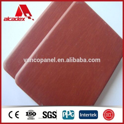 wooden aluminum plastic composite panel exterior wall cladding