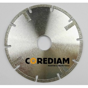 D125 Diamond Segmented Electroplated Blade