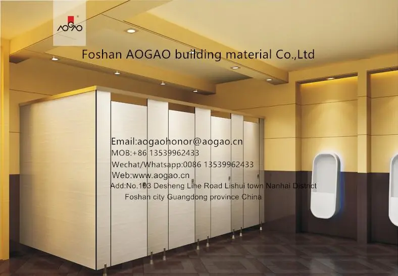 Aogao Phenolic Board Compact HPL Bathroom Toilet Partition