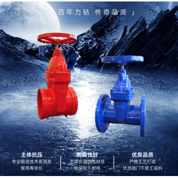 Válvula de puerta de fuego para aplicaciones industriales