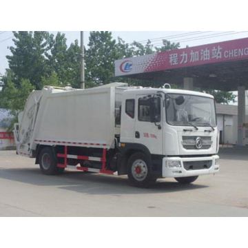 รถบรรทุก Dongfeng Tianjin 10CBM รถบดอัด