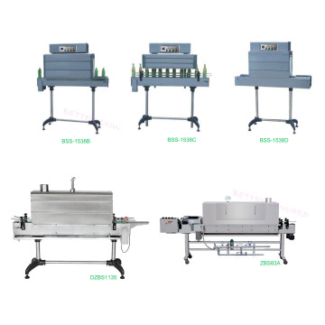 CE Certified Bottle Sleeve Shrink Packaging Machines: BSS-1538B, BSS-1538C, BSS-1538D, DZBS1135, ZBS83A