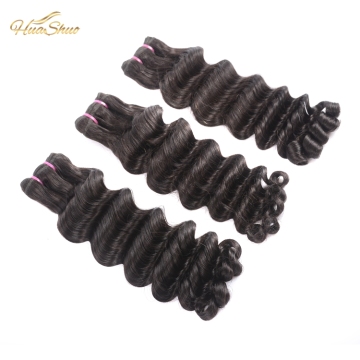 China Supplier Unprocessed Double Drawn Wholesale Peruvian Hair  Curl Virgin Hair
