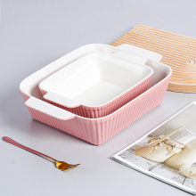 Nordic Bakeware Cookware Sets: Customized Rectangular Pans, Microwave Safe BakeWare Trays & Ceramic Baking Dishes