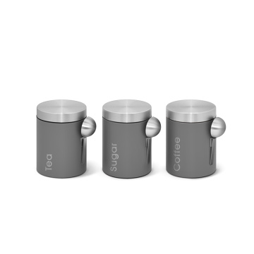 Bright Color Coating Stainless Steel Sugar Storage Canister