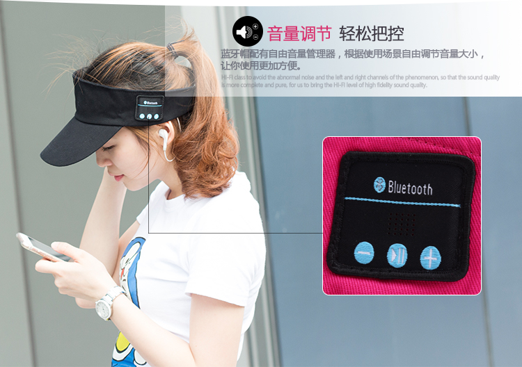 Topi Beanie Bluetooth dengan Headphone Bluetooth Beanie Hat with Headphone