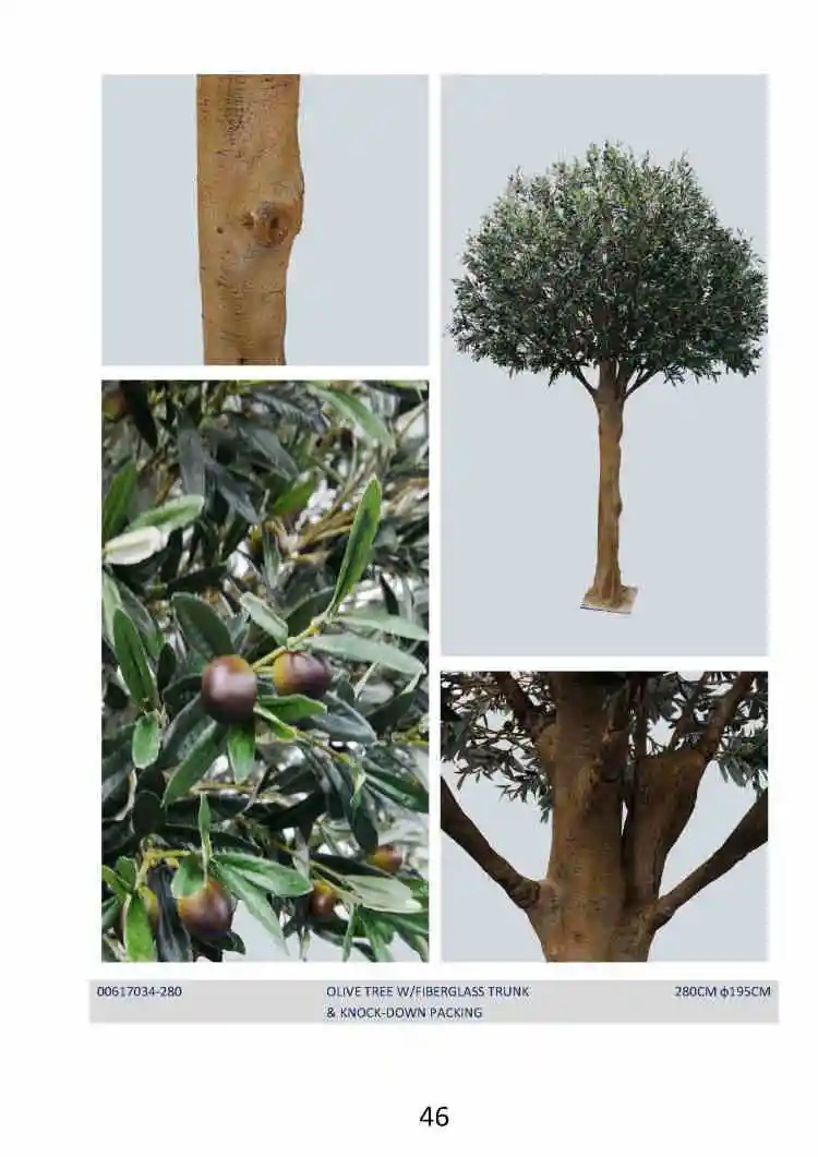 Olive Artificial Tree for Outdoor Decoration with SGS Certificate (50512)