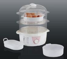 Plastic Microwave 2 Tier Eco-friendly Steamer
