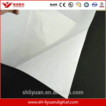 transparent vinyl film, adhesive backed transparent vinyl film sticker