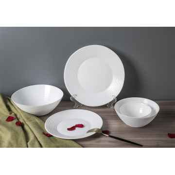 Minimalism Style High Quality White Dinner Set