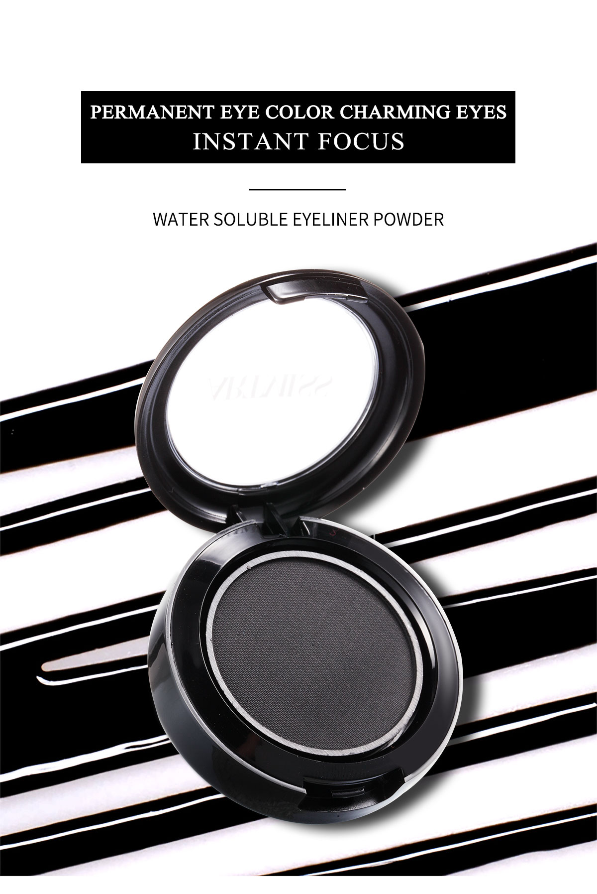 Black Water-Proof Long-Lasting Private Label Eyeliner Powder