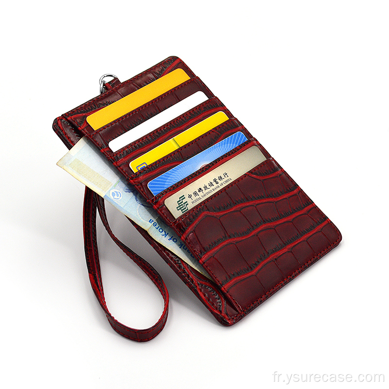 Ysure Leather Jersey Clip Clip Credit Card Carte