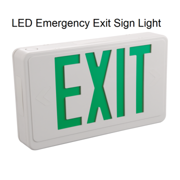 Indoor Emergency Exit Signs Battery Powered
