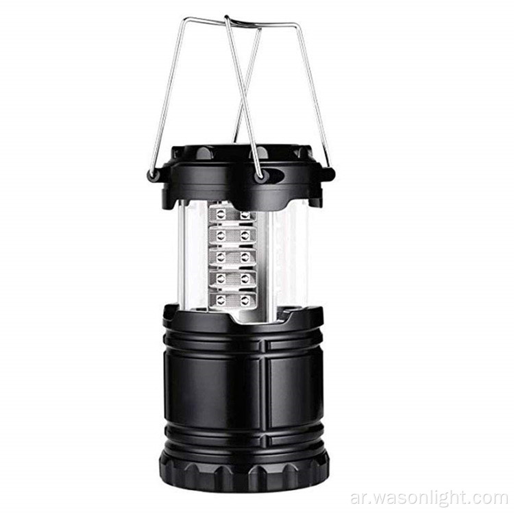 كما هو موضح على التلفزيون 145 Lumens Small Light Fltable 30led Lantern للأنشطة الخارجية 30 LED مراجعة مصابيح التخييم التلسكوبية