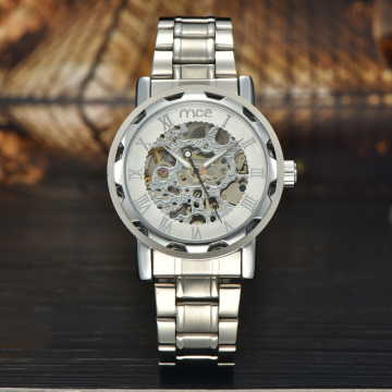 name brand skeleton bling bling wrist watch