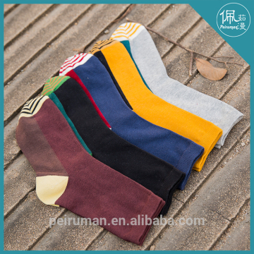 custom 100% organic fancy cotton men socks