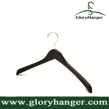 Free Sample! Factory Top Sale Great Quality Black Wooden Cloth Hanger without Trousers Bar