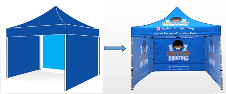 Custom Printed Display Tent High Quality Custom Logo Tent Custom Tent Printed