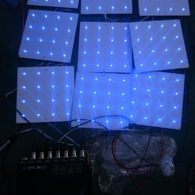 ဒစ္စကိုပါတီအလင်း DMX RGB Pixel Panel Light