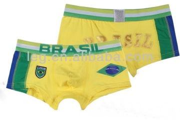 Brasil homens da bandeira nacional shorts para 2014 Brasil futebol do campeonato de futebol