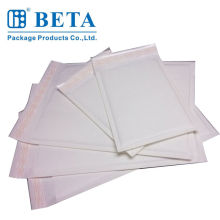 White Elegant Kraft Bubble Mailer , High-slip Air Cushioned Mailing Bags