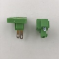 Connecteur de borne de bouchage de plug-in en arrière à 2 broches