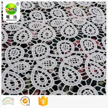 Milk silk chemical lace embroidery fabric