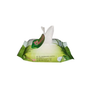 100% Bamboo Fibre Biodegradable Naturally Wet Wipes