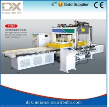 hf board jointing machine with double woekbench