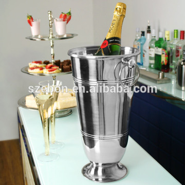 Stainless steel ICE BUCKET With Round Ring Handle/Cubo de hielo