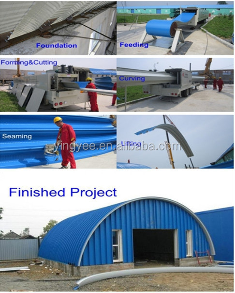 K STEEL TYPE SPAN STEEL ROOF BUILDING MACHINE