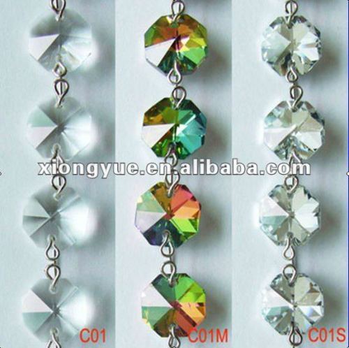 Fashion Crystal Glass Beaded Chain