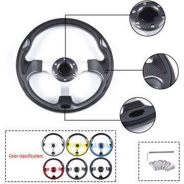 320mm Universal PU & Aluminum Racing Steering Wheel