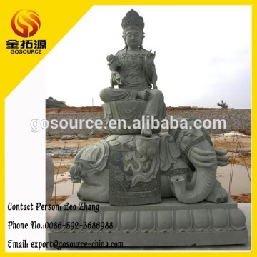 stone life size Samantabhadra buddha statue